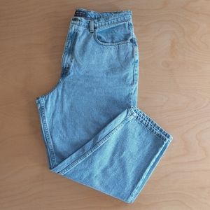 Vintage Route 66 High Waisted Mom Jeans